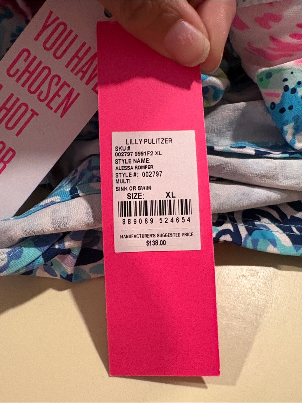 Lilly Pulitzer Alessa Romper bundle XL - Picture 7 of 7